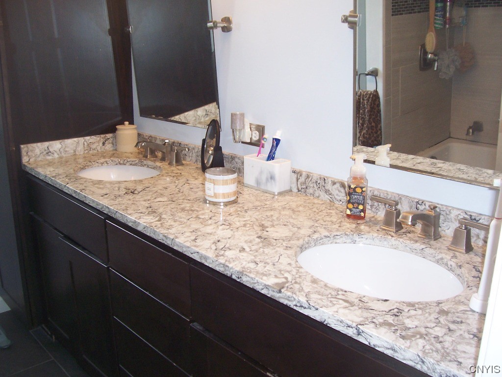 1705 North Madison Street Rome, NY 13440 - Photo 19 of 35 Second Full Bath With Double Bowl Vanity, Granite