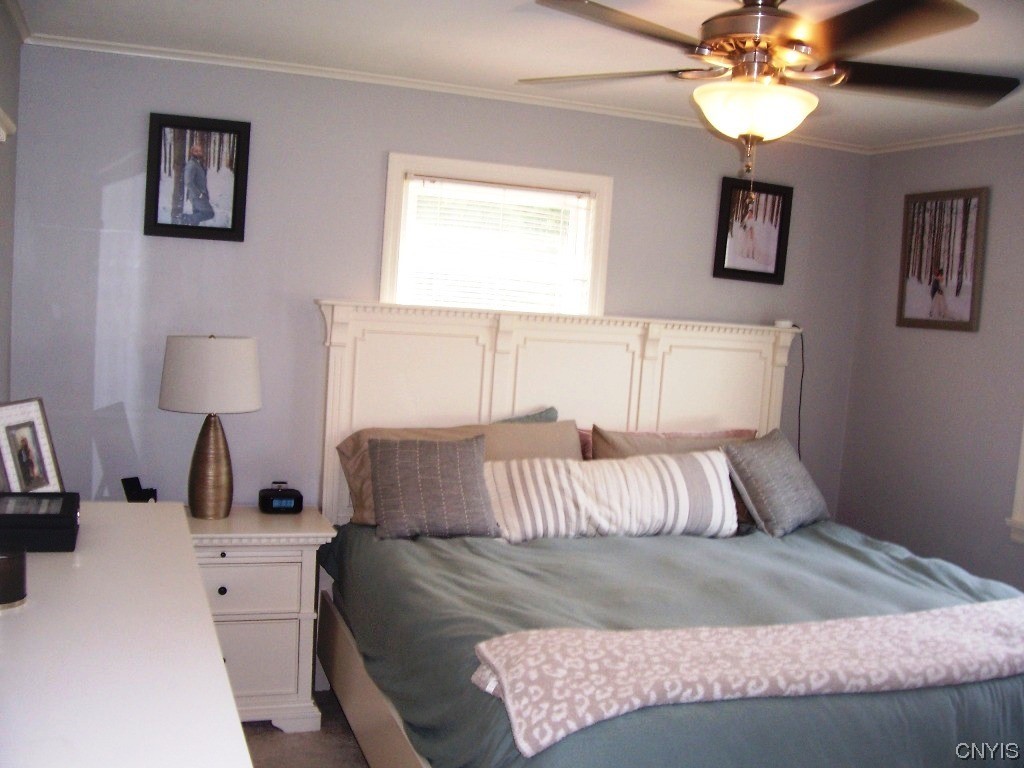 1705 North Madison Street Rome, NY 13440 - Photo 22 of 35 Bedroom #3 With Ceiling Fan, Closet