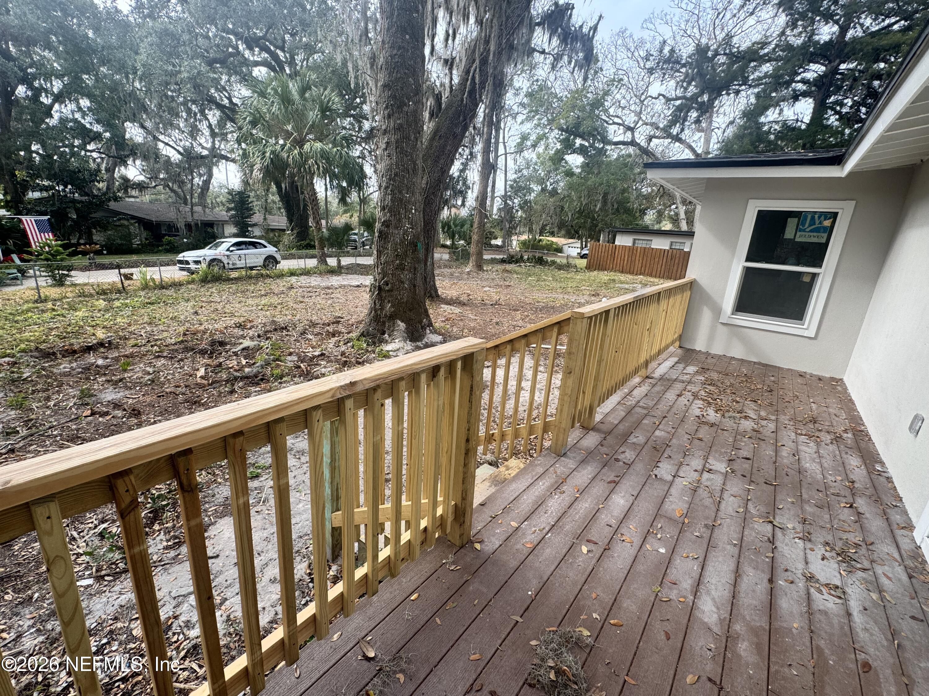 1718 Cornell Road Jacksonville, FL 32207 - Photo 33 of 35 a view of a deck with a yard