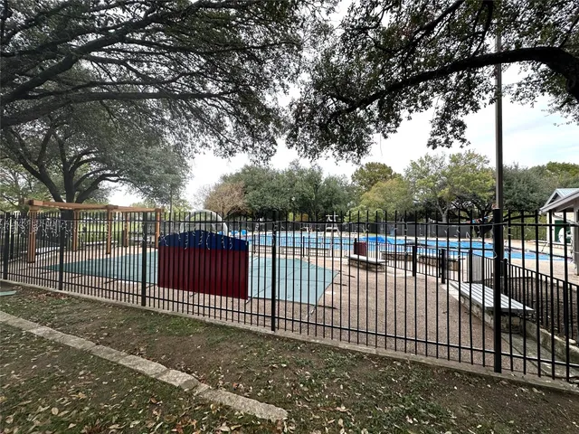 a view of a wrought iron fences
