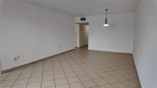 a view of an empty room