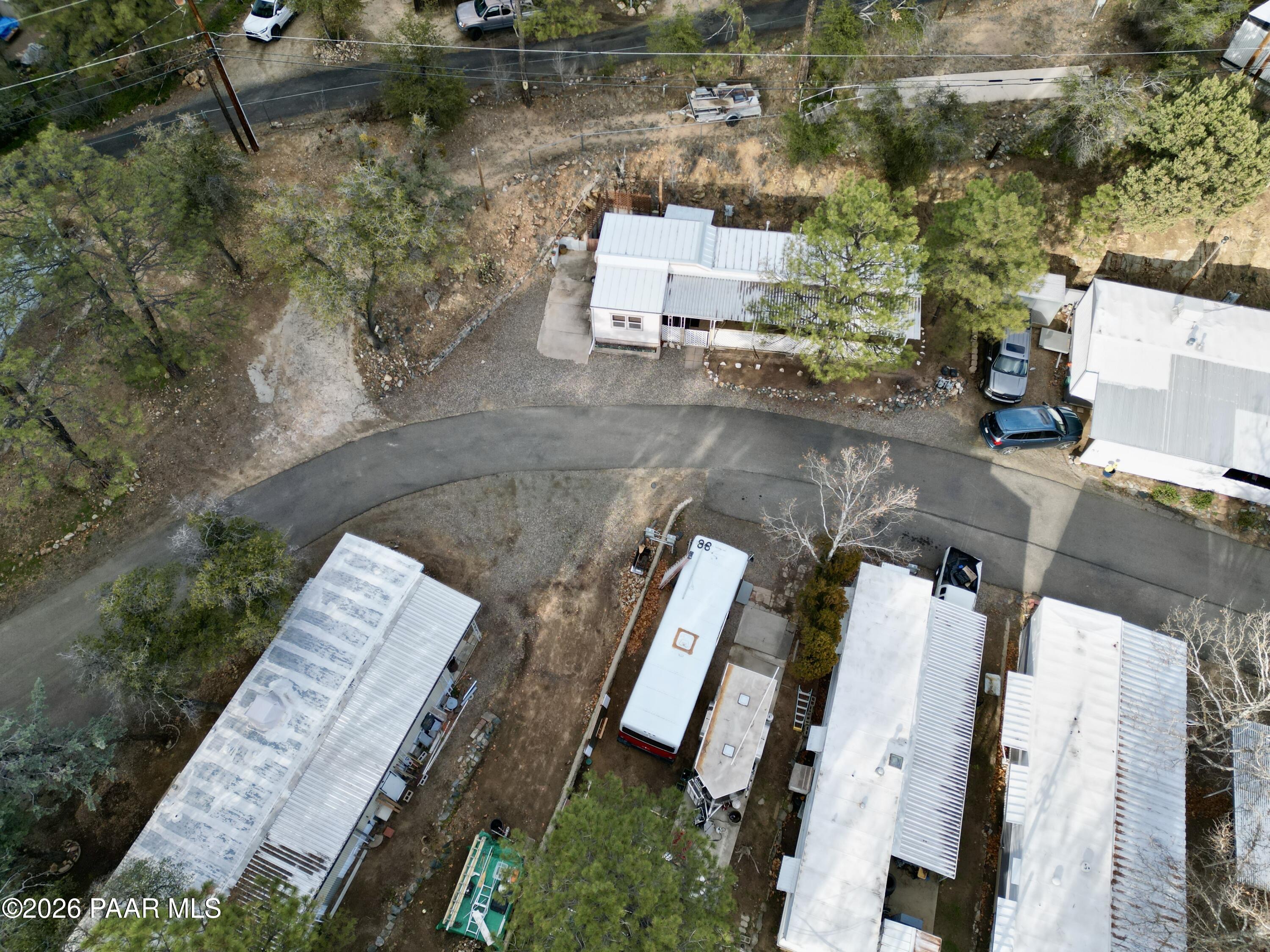 700 White Spar Road Prescott, AZ 86303 - Photo 26 of 87 an aerial view of a house with outdoor space