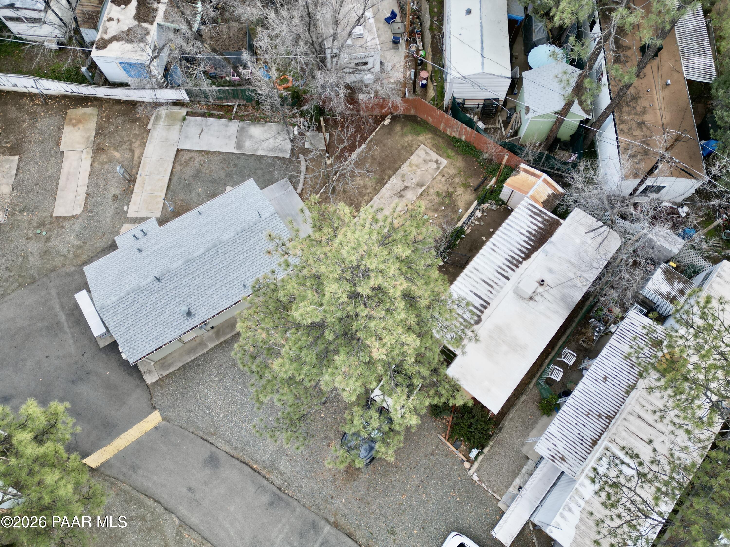 700 White Spar Road Prescott, AZ 86303 - Photo 28 of 87 an aerial view of a house with a yard