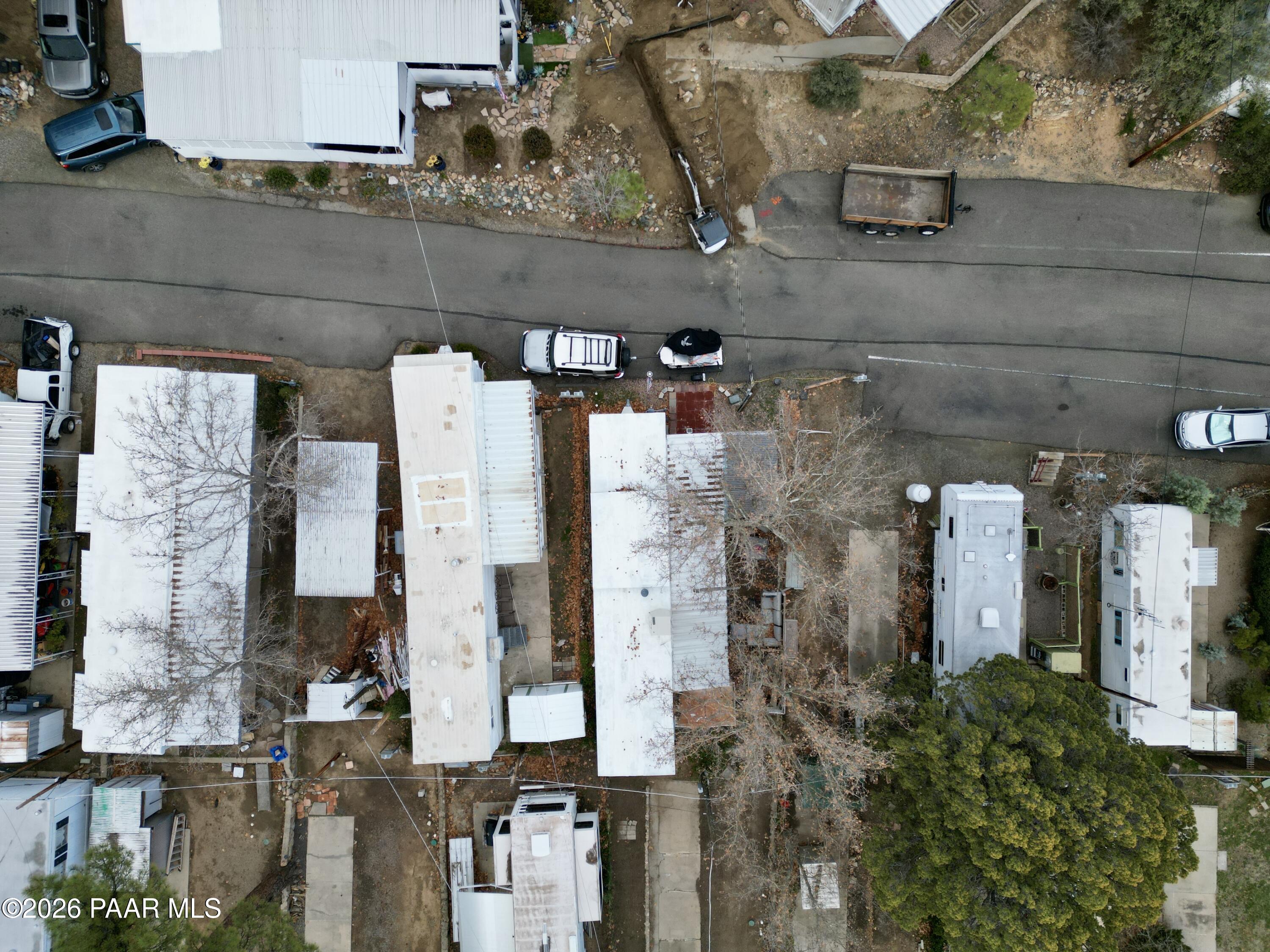 700 White Spar Road Prescott, AZ 86303 - Photo 34 of 87 an aerial view of residential houses with outdoor space