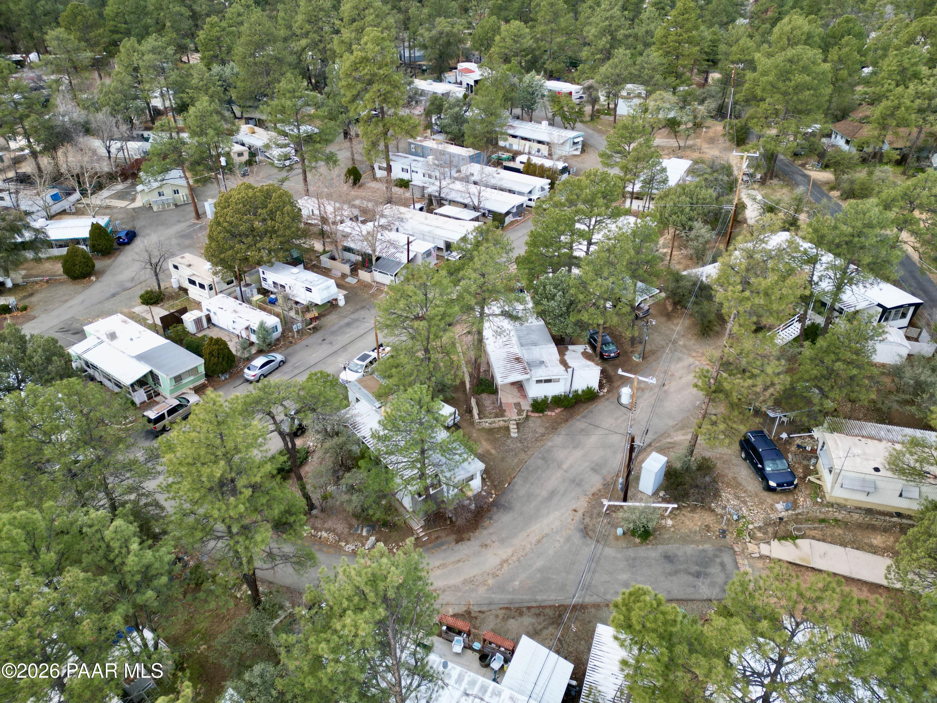 700 White Spar Road Prescott, AZ 86303 - Photo 73 of 87 an aerial view of multiple houses with yard