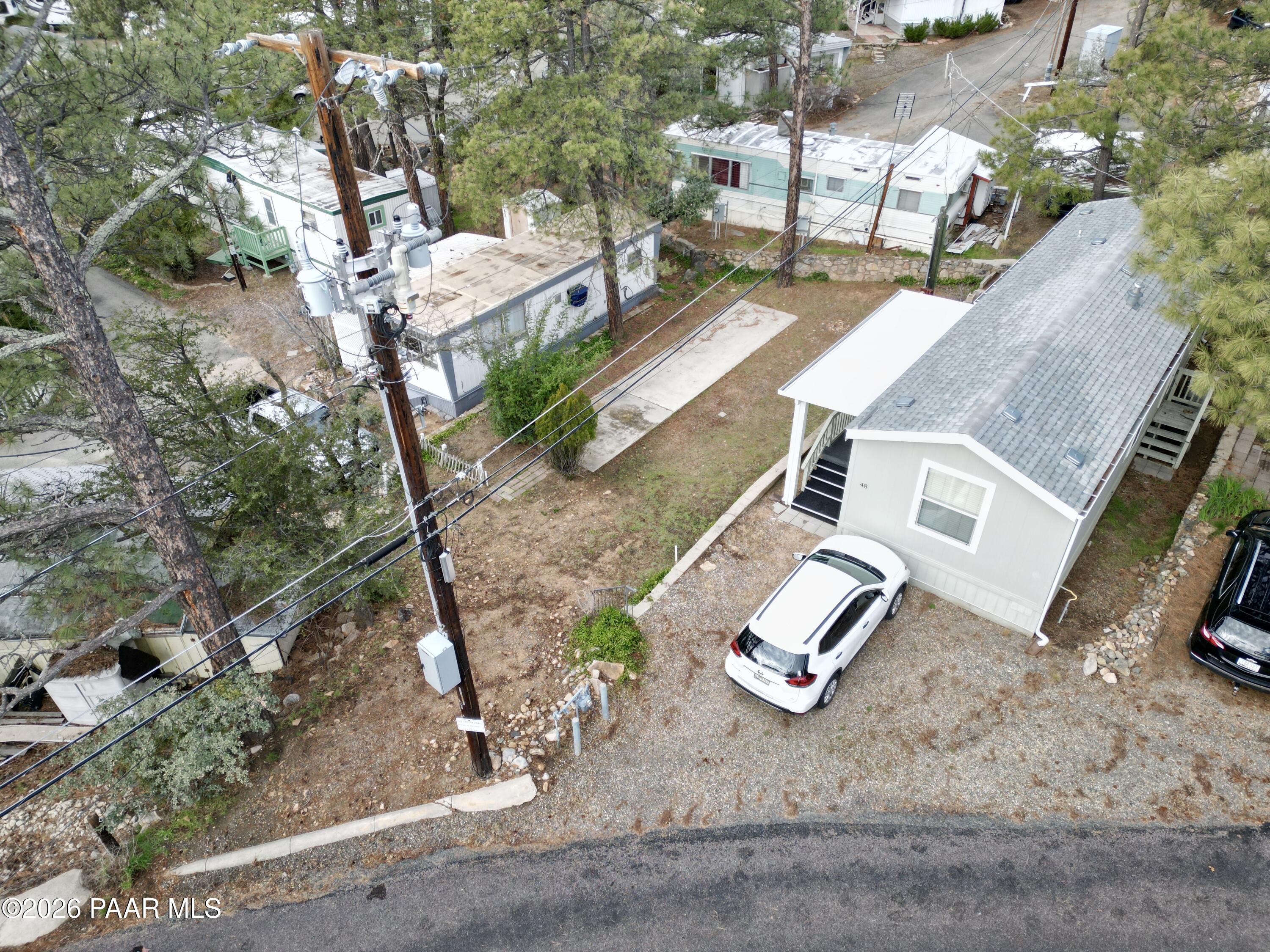 700 White Spar Road Prescott, AZ 86303 - Photo 74 of 87 an aerial view of a house with a yard