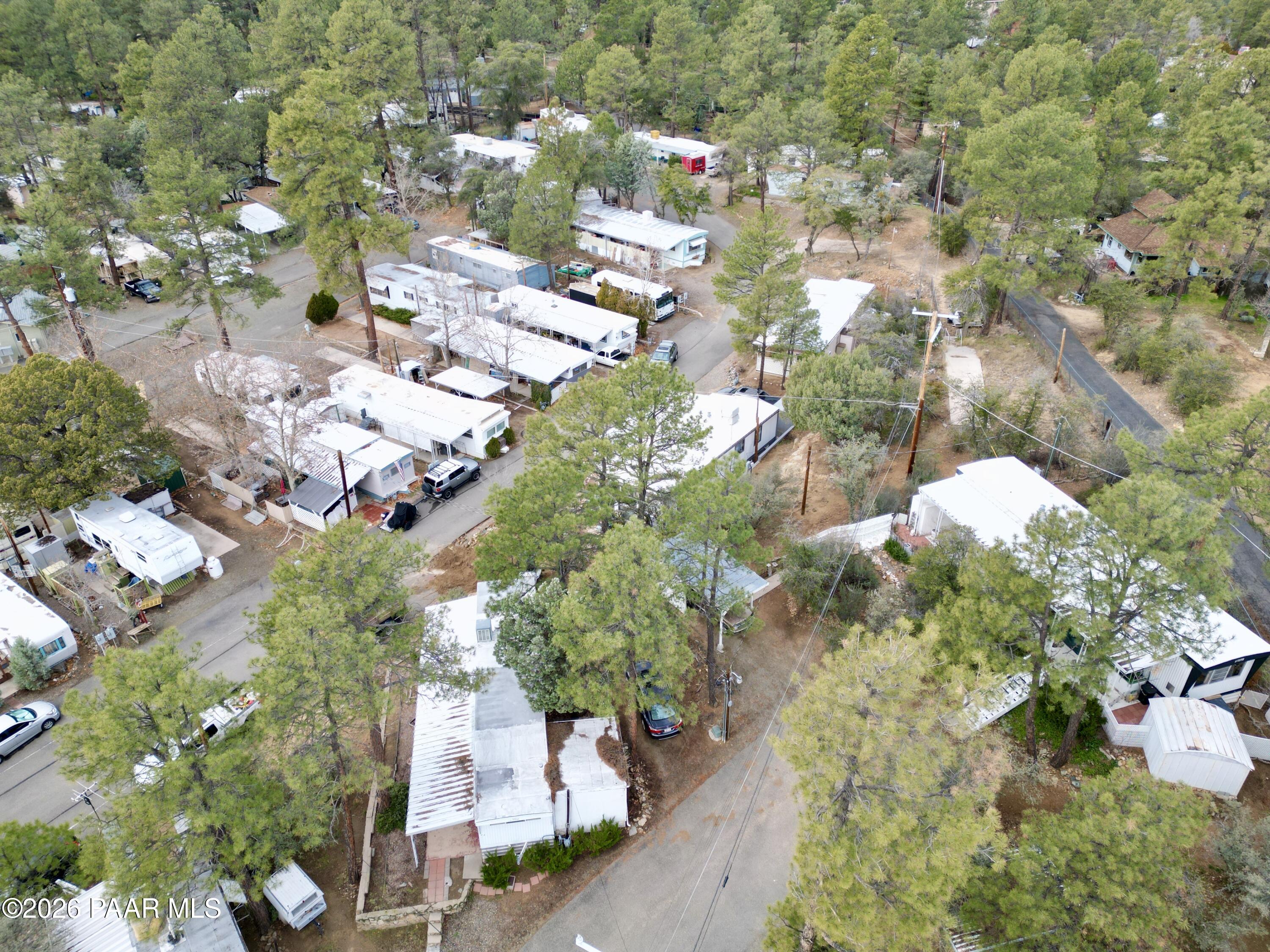 700 White Spar Road Prescott, AZ 86303 - Photo 78 of 87 an aerial view of residential houses with outdoor space