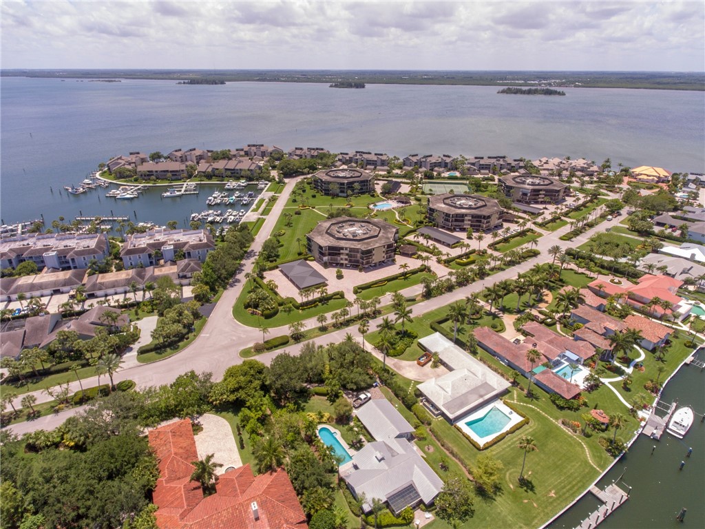1880 Bay Road, Unit I319 Vero Beach, FL 32963 - Photo 34 of 36 an aerial view of residential houses with outdoor space