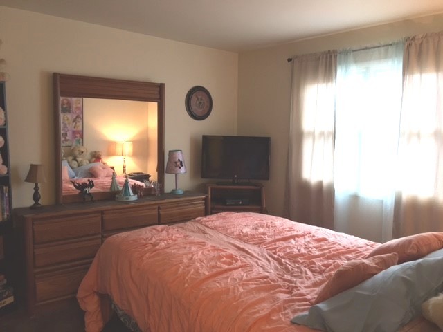 176 Jeffrey Lane Bolingbrook, IL 60440 - Photo 10 of 12 a bedroom with a bed and a large window