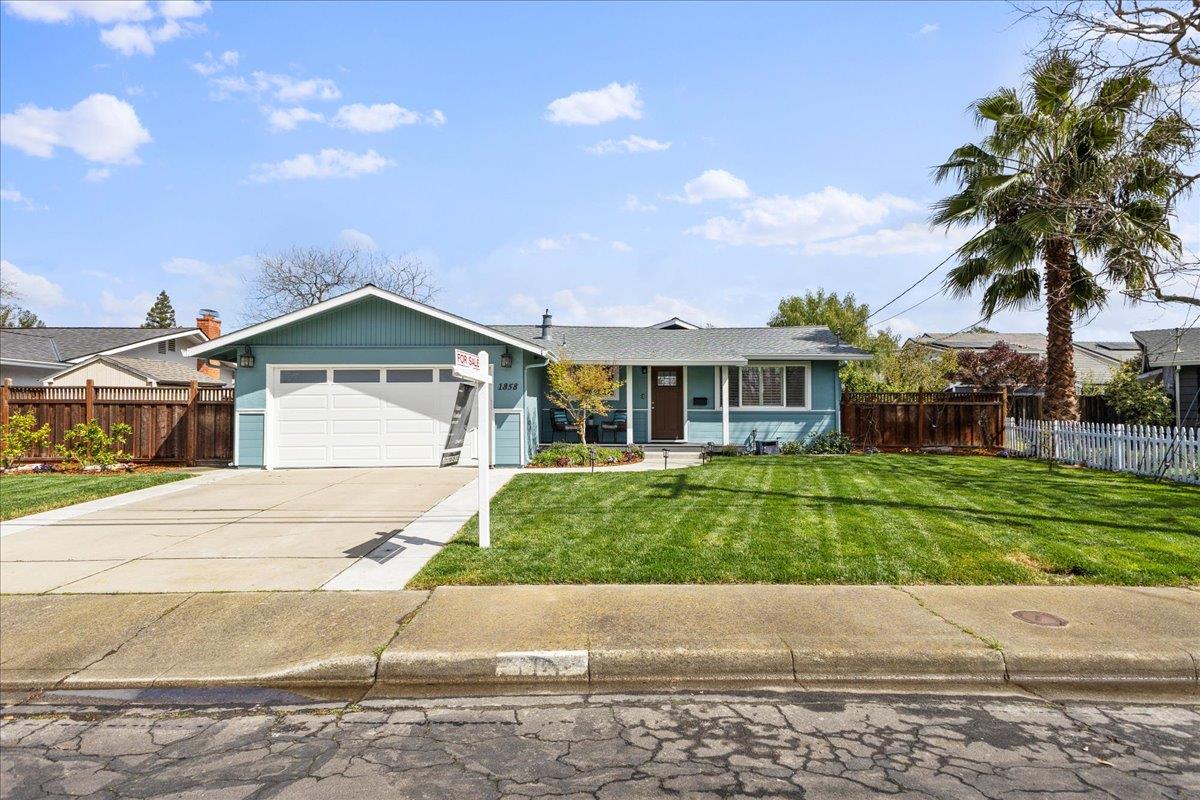 1858 Lambeth Lane Concord, CA 94518 - Photo 2 of 57 a front view of a house with a garden and entryway
