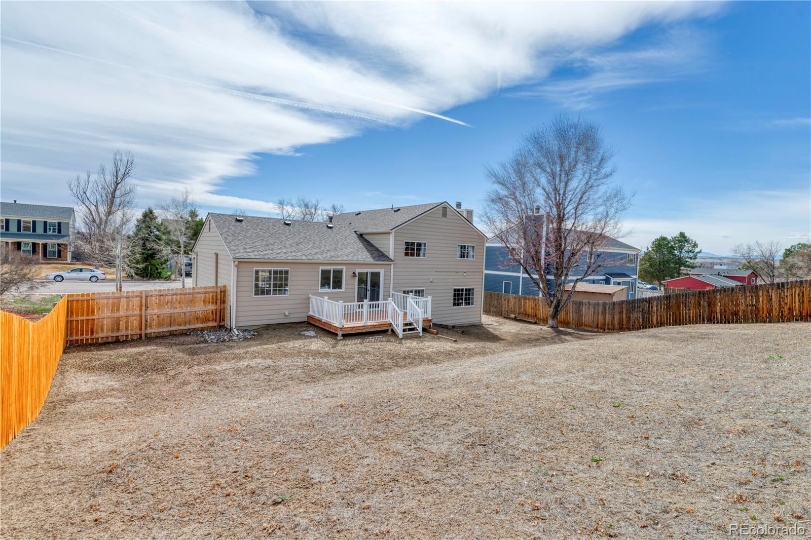 6723 East Rustic Drive Parker, CO 80138 - Photo 31 of 32 a view of a house with a yard