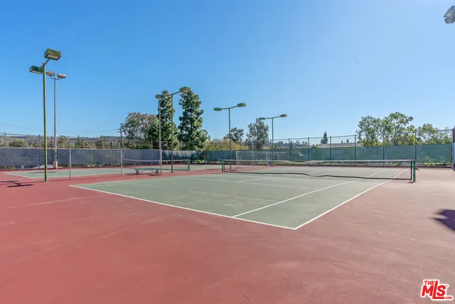 a view of a tennis court