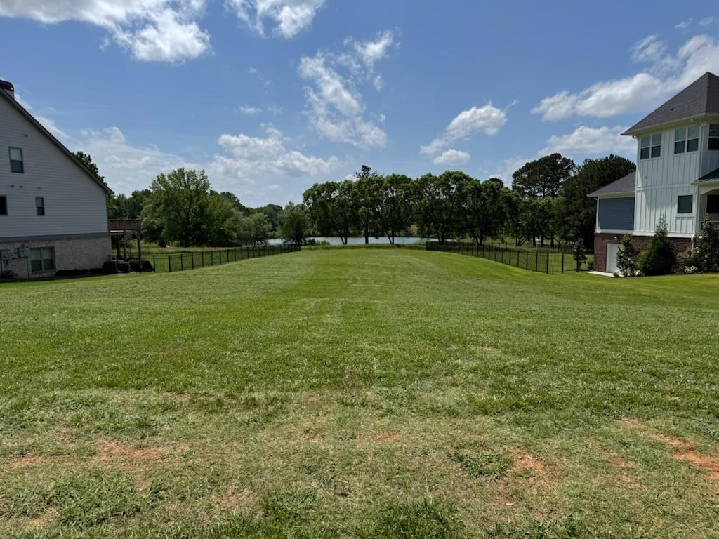 a view of a green field