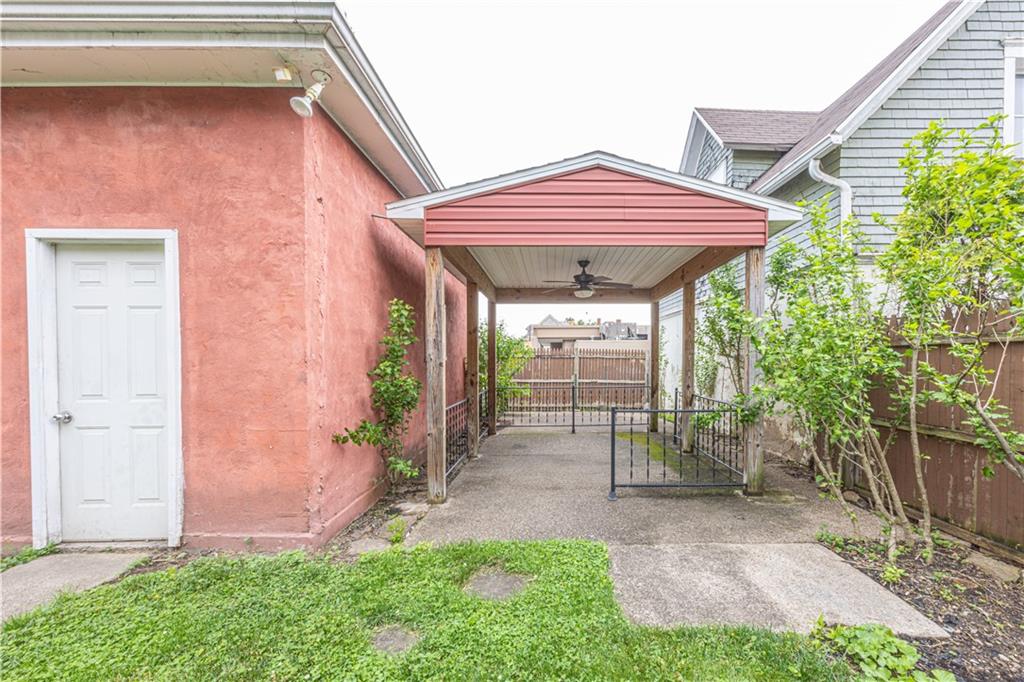 114 Union Street Uniontown, PA 15401 - Photo 23 of 28 a backyard of a house with table and chairs