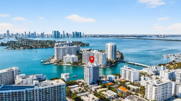 a view of lake and city