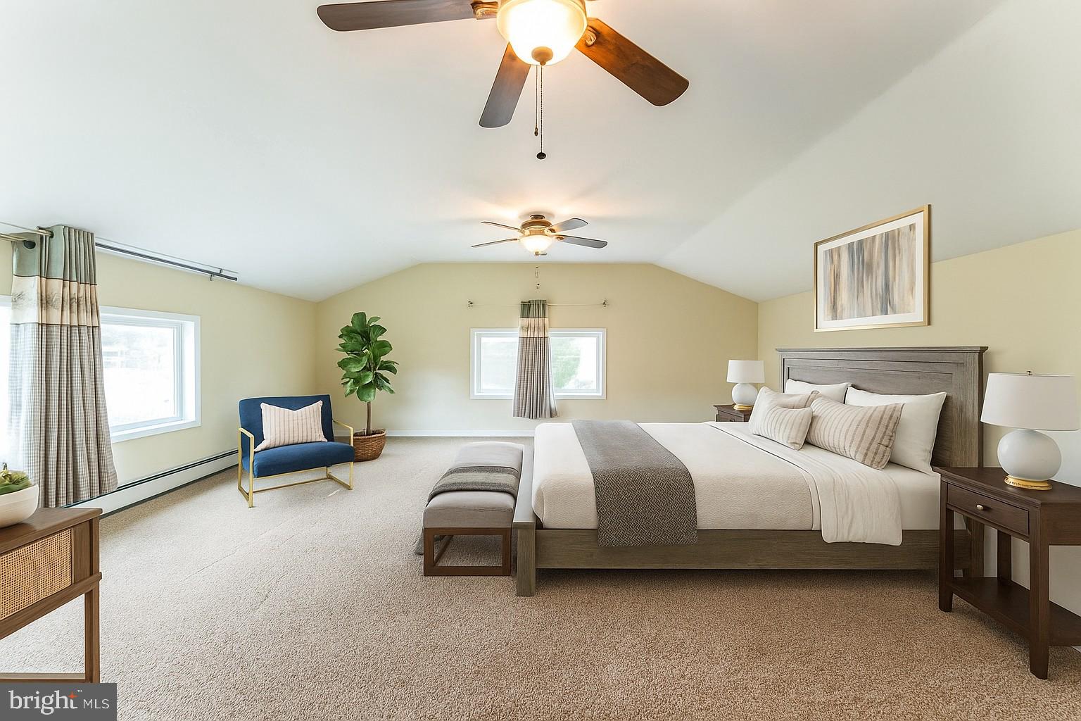 13 Johnsonville Road Bangor, PA 18013 - Photo 30 of 35 a spacious bedroom with a bed and a chandelier