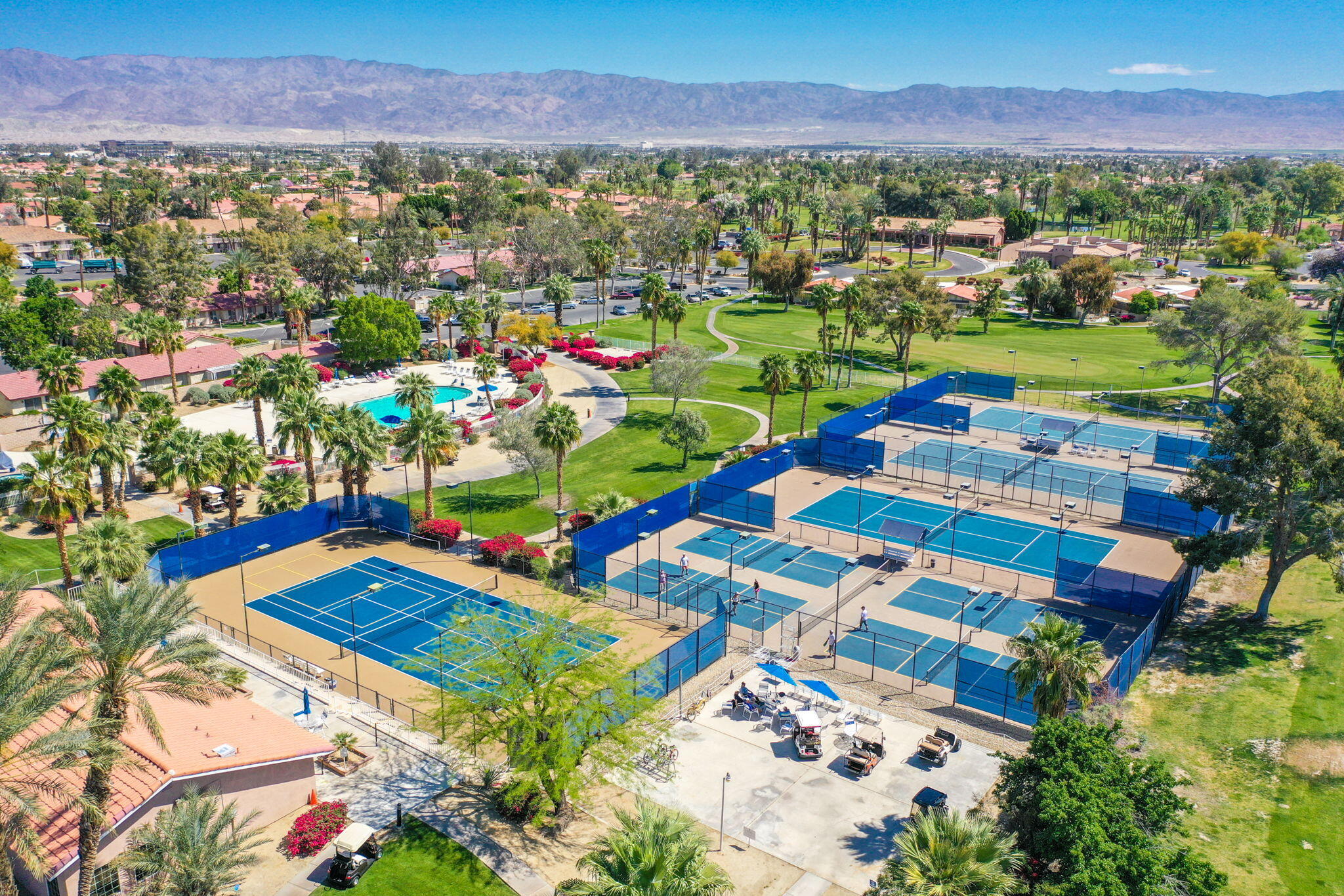 82420 Astaire Avenue Indio, CA 92201 - Photo 51 of 61 a view of outdoor space yard and swimming pool