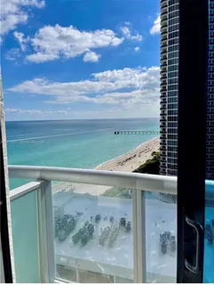 a view of sky from balcony
