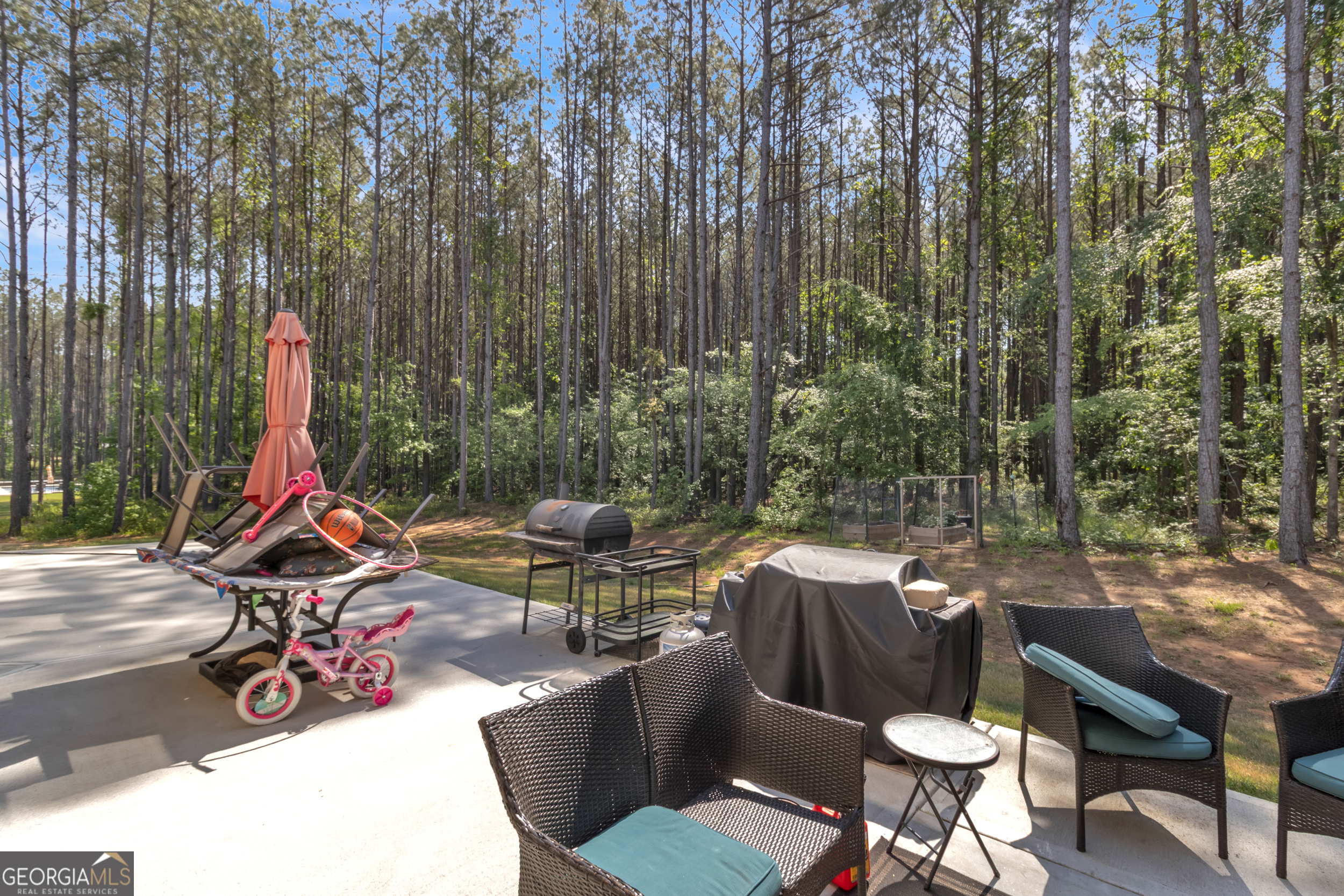 11614 Alcovy Road Covington, GA 30014 - Photo 54 of 62 a view of a backyard with furniture and plants
