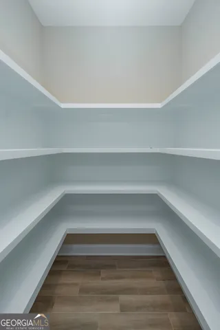 a view of a room with shelf