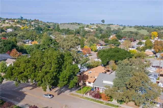 an aerial view of a city with lots of residential buildings