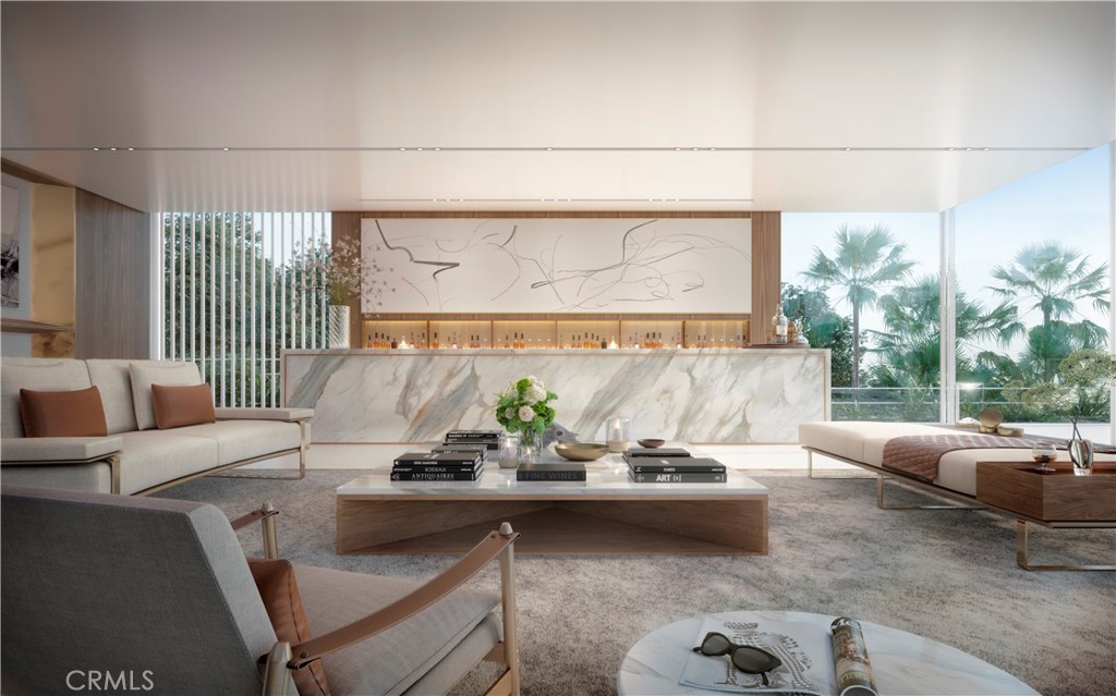 332 Bel Air Road Los Angeles, CA 90077 - Photo 5 of 20 a living room with furniture and a large window