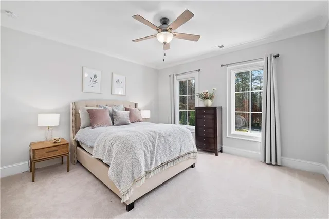 front view of a house with a small yard