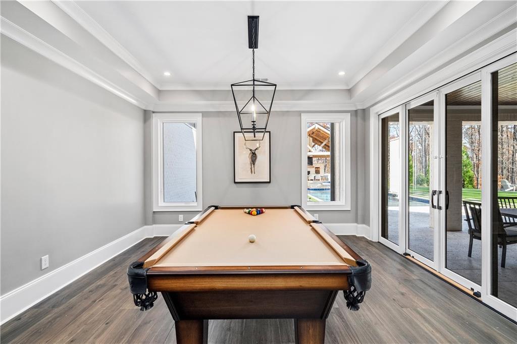 1002 Overlook Terrace Ball Ground, GA 30107 - Photo 64 of 100 a room with pool table and windows