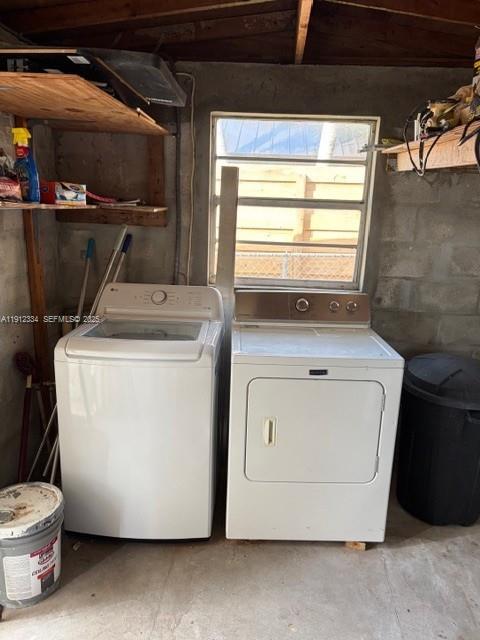1911 Southwest 23rd Street Miami, FL 33145 - Photo 22 of 25 a utility room with dryer and washer