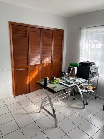 a view of a workspace with a window