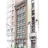 a front view of a building