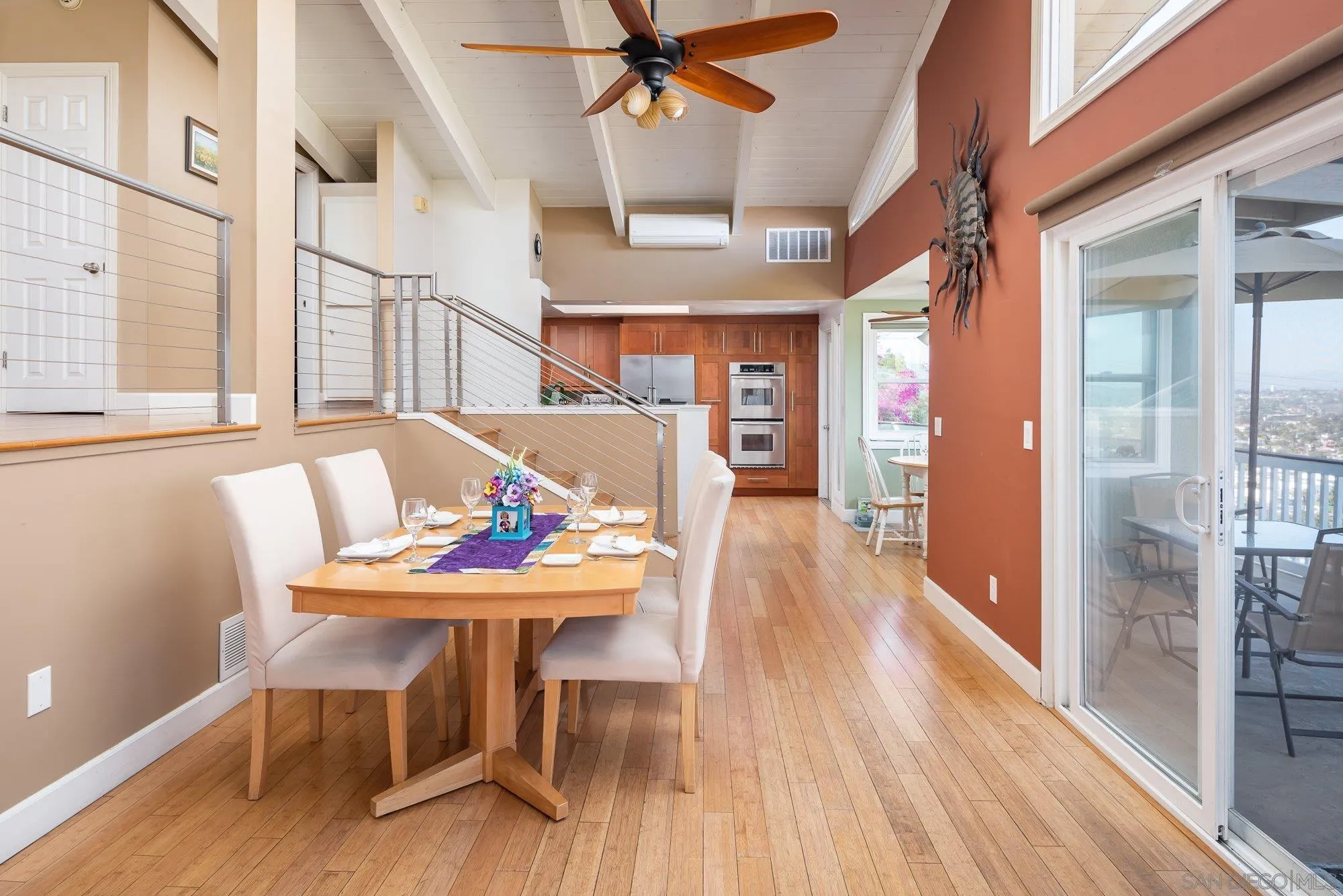 4361 Valle Drive La Mesa, CA 91941 - Photo 17 of 67 a view of a dining room with furniture window and wooden floor