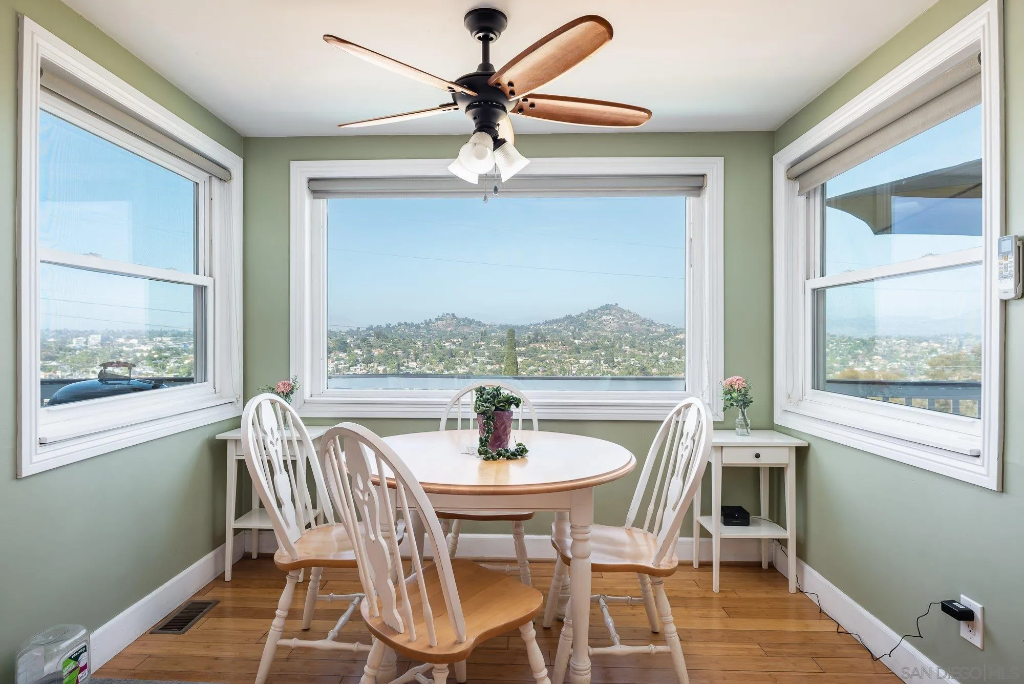 4361 Valle Drive La Mesa, CA 91941 - Photo 18 of 67 a dining room with furniture window and wooden floor