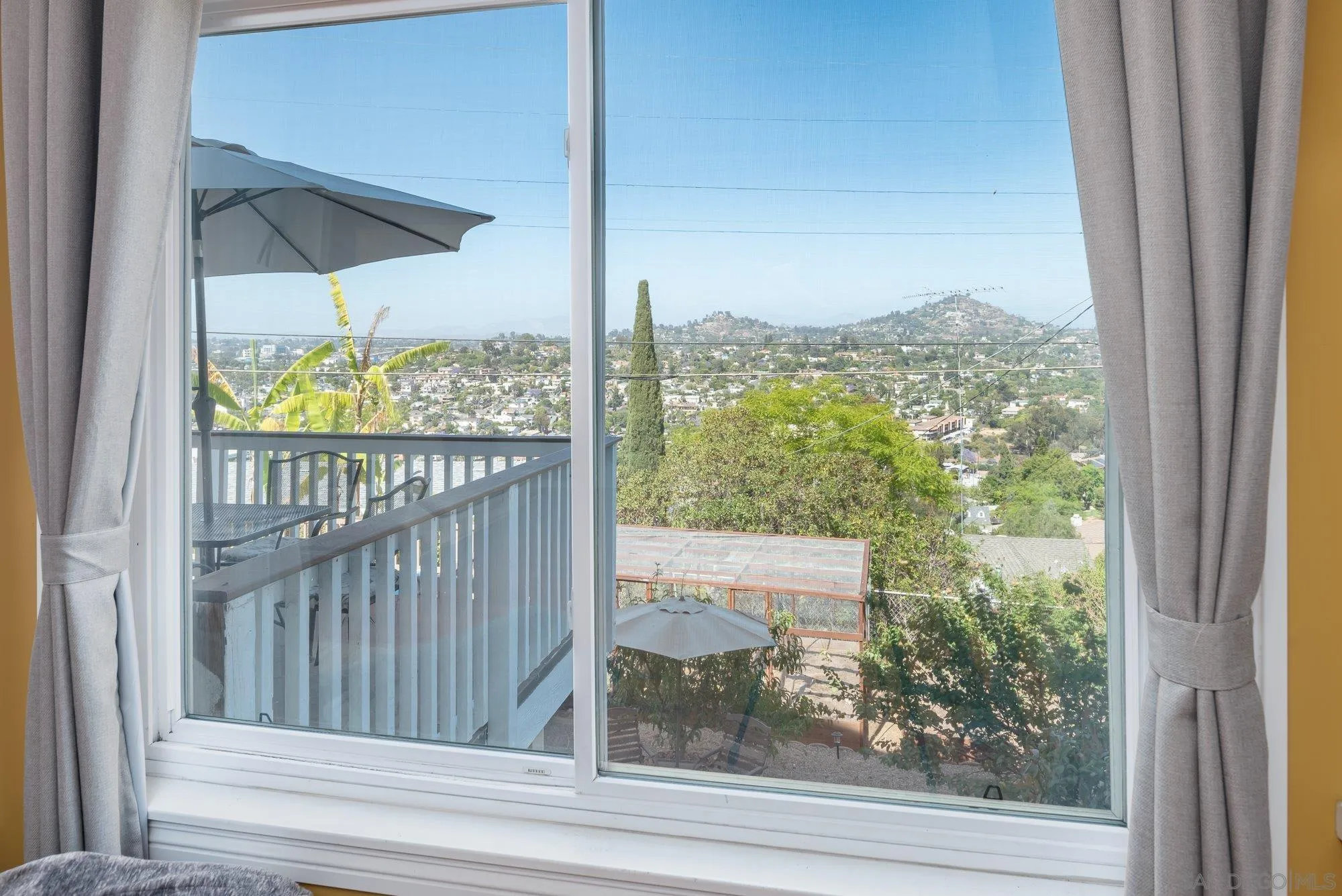 4361 Valle Drive La Mesa, CA 91941 - Photo 29 of 67 a view of a glass door with a from a window