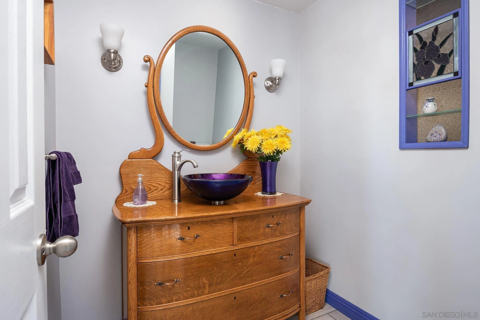 4361 Valle Drive La Mesa, CA 91941 - Photo 43 of 67 a living room with furniture and a mirror