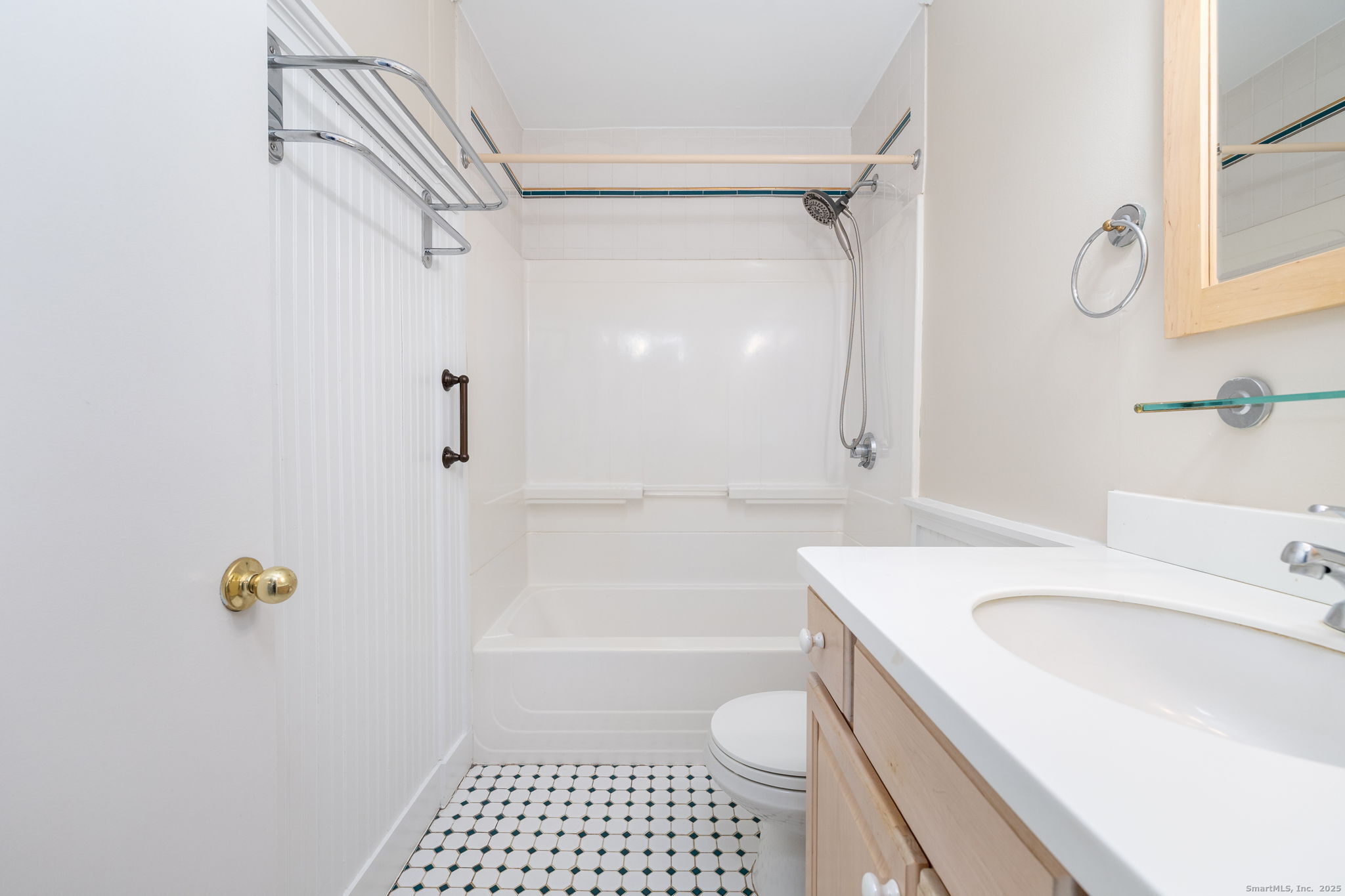 16 Springdale Road, Unit 16 Cromwell, CT 06416 - Photo 19 of 36 a bathroom with a sink a toilet and shower