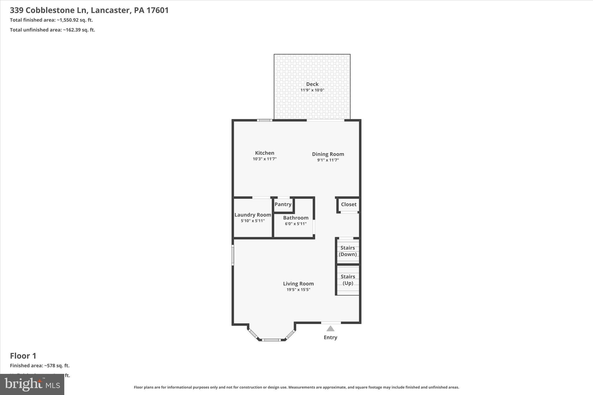 339 Cobblestone Lane Lancaster, PA 17601 - Photo 36 of 39 a picture of a floor plan