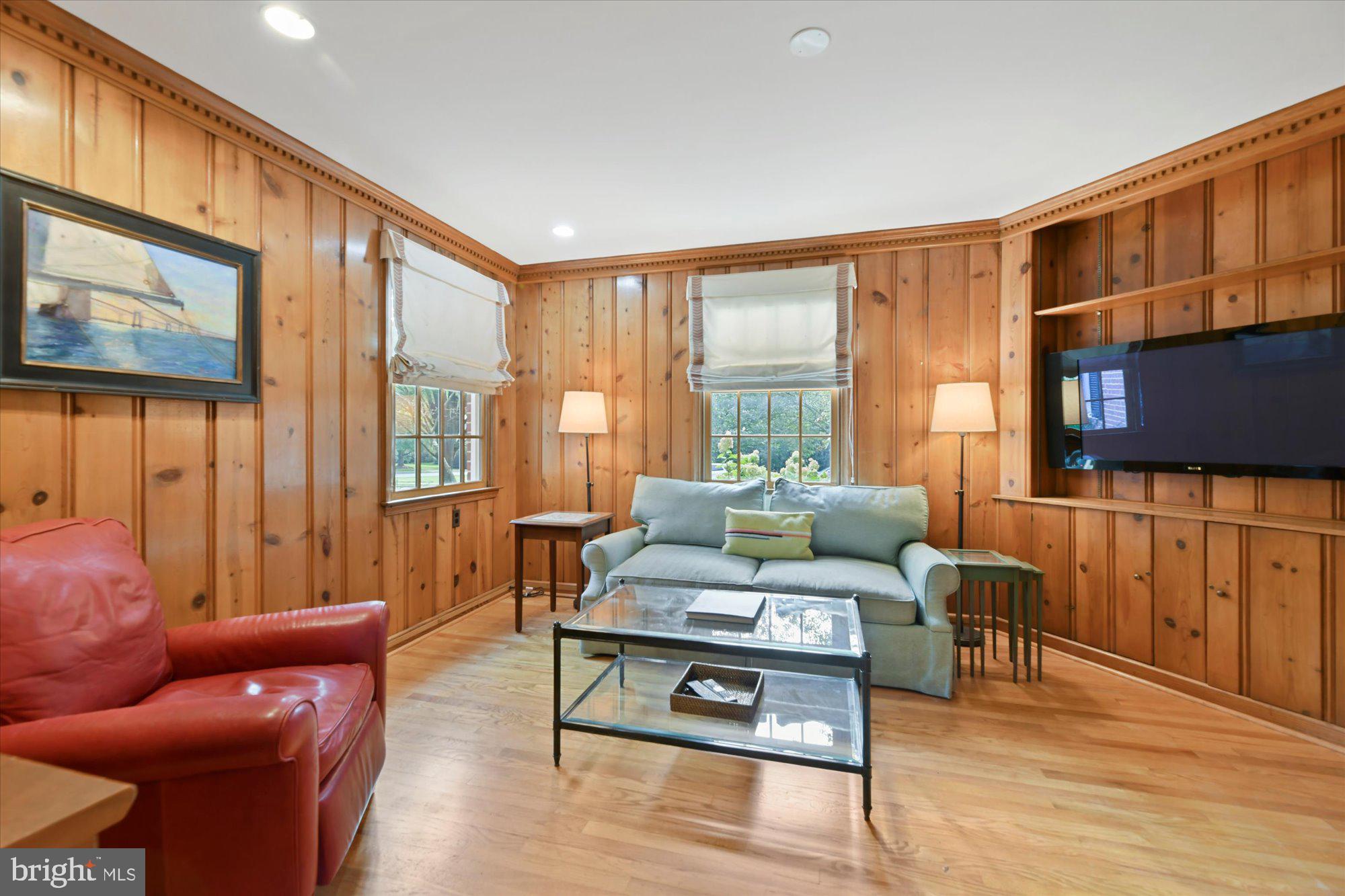 102 Castlewood Road Baltimore, MD 21210 - Photo 24 of 74 The classically paneled den is rich and stately