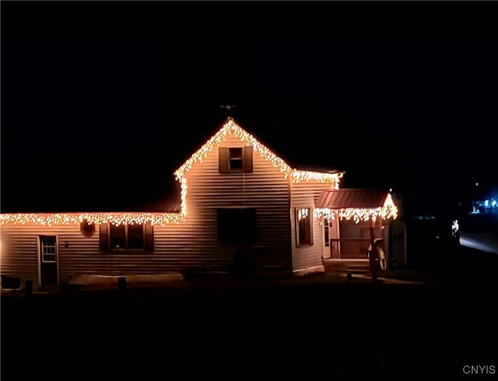 105 County Rte 4 Hastings, NY 13036 - Photo 43 of 46 Christmas Lights on house