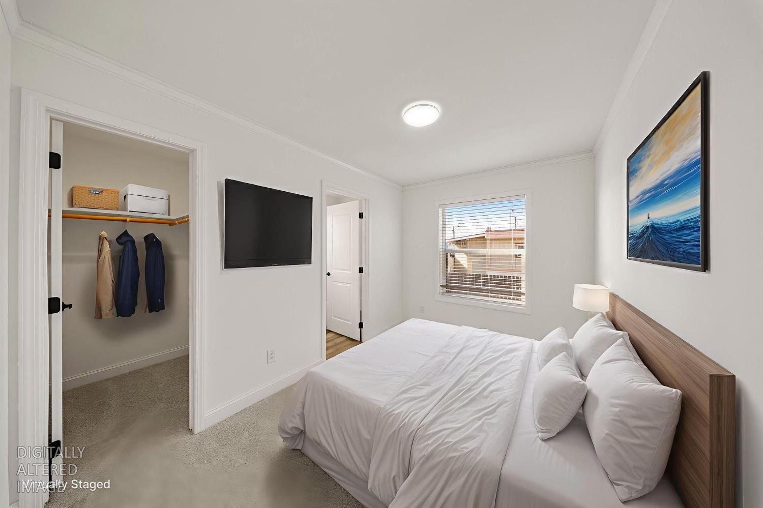 2030 East Grayson Road, Unit 42 Ceres, CA 95307 - Photo 20 of 22 Please note that the image shown is a virtually staged representation of the room and is intended to provide a visual concept of the space. The actual room may differ in appearance, and the furniture and decor depicted are not included in the sale. For an accurate understanding of the property's current condition and layout, we encourage you to view the home in person. Thank you