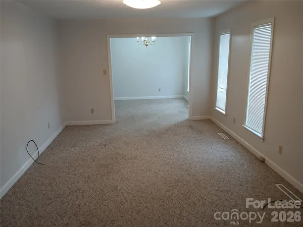 an empty room with a empty space