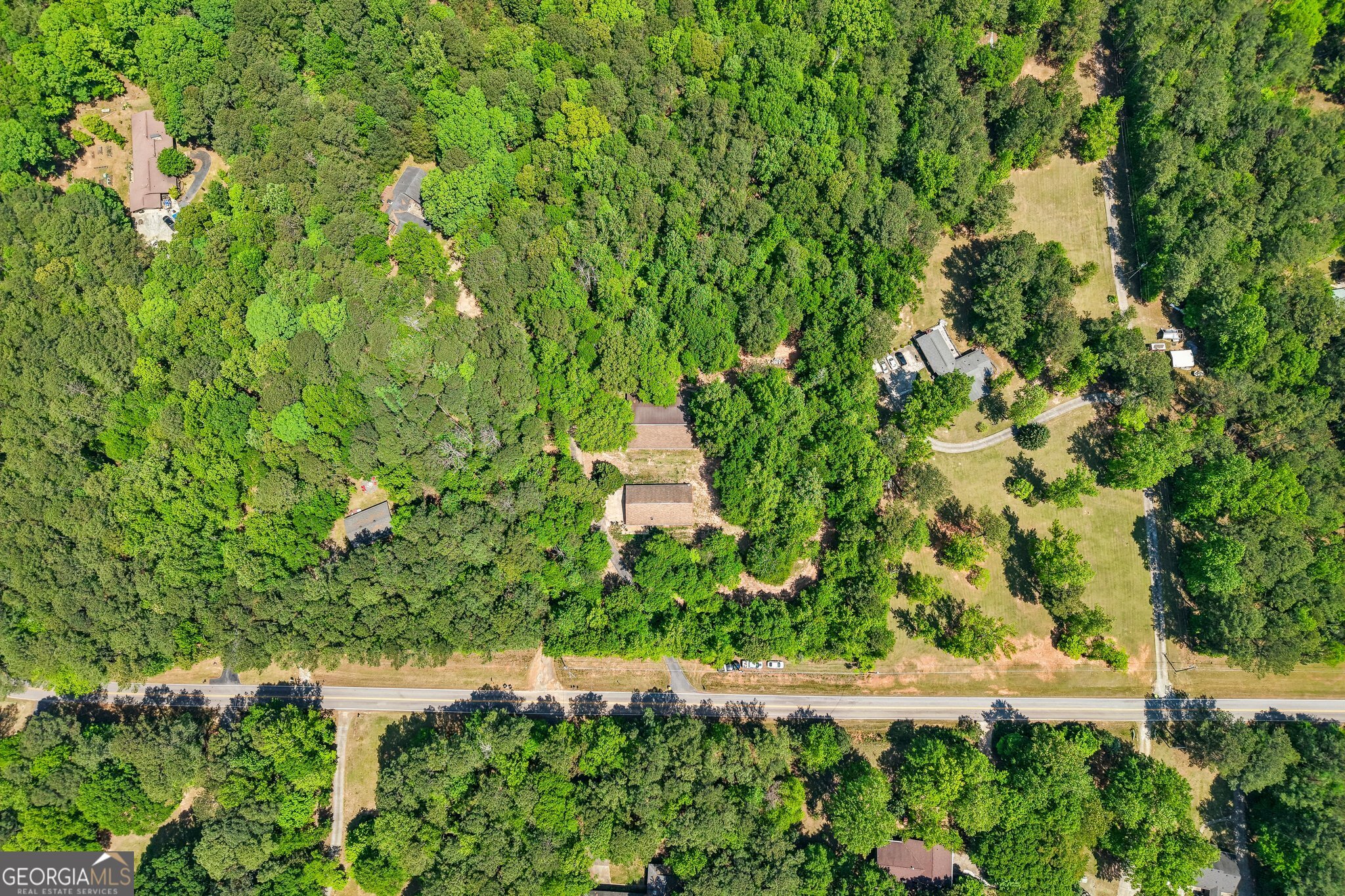 241 Busbin Road Fayetteville, GA 30215 - Photo 41 of 45 a view of a garden with a tree