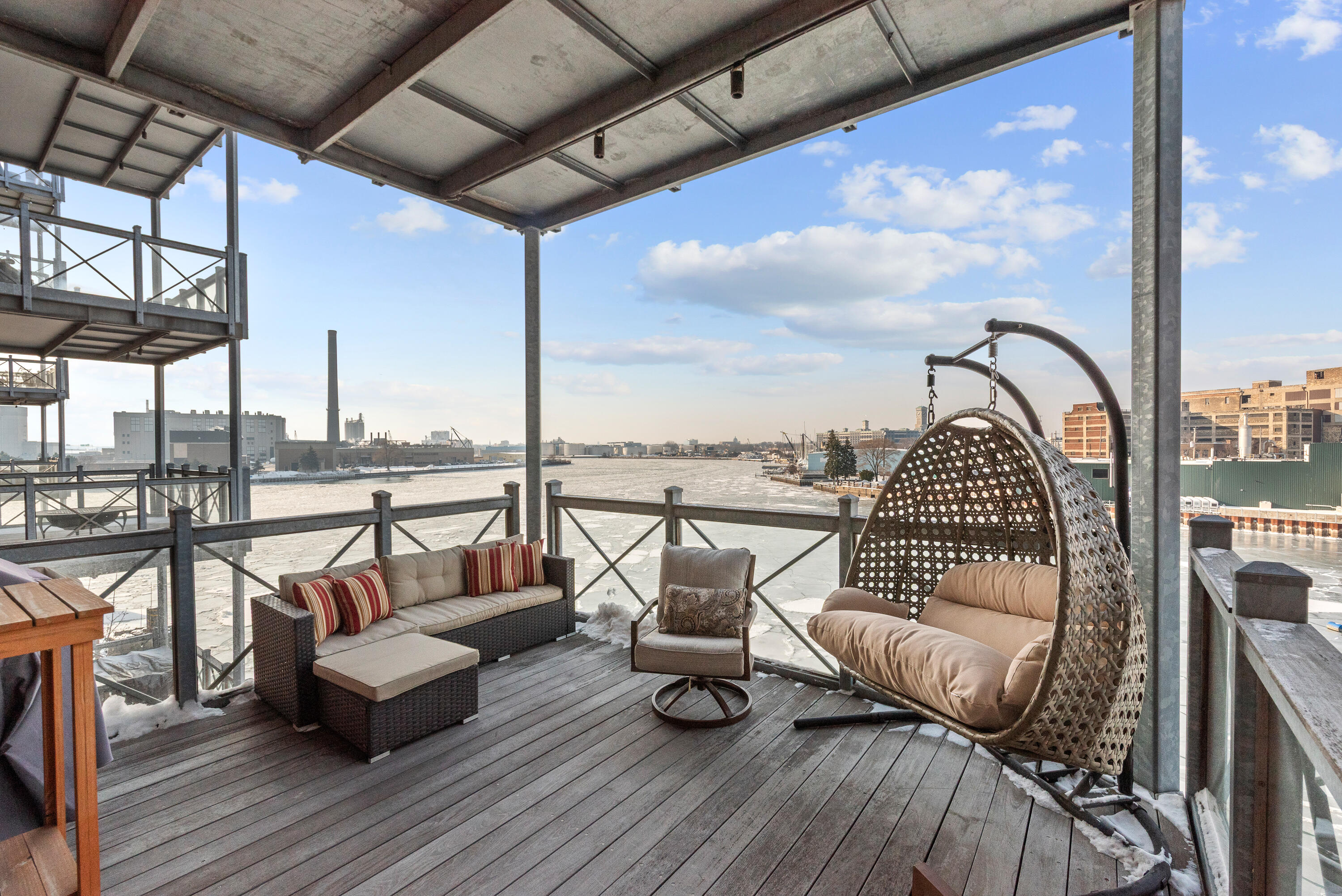 601 East Erie Street, Unit 313 Milwaukee, WI 53202 - Photo 12 of 48 Deck with Water, Gas & Electric