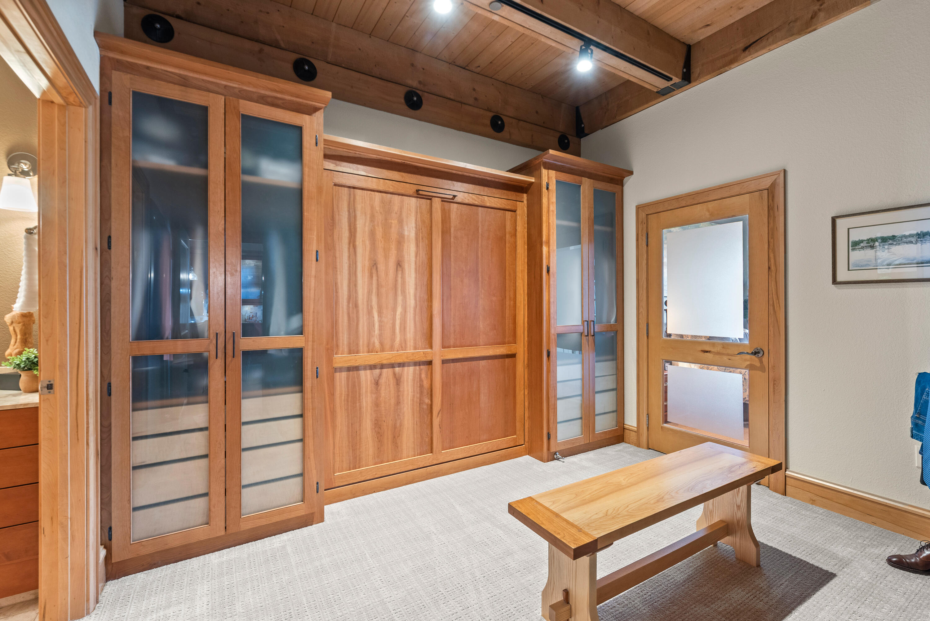 601 East Erie Street, Unit 313 Milwaukee, WI 53202 - Photo 29 of 48 Custom Cherry Wood Closet