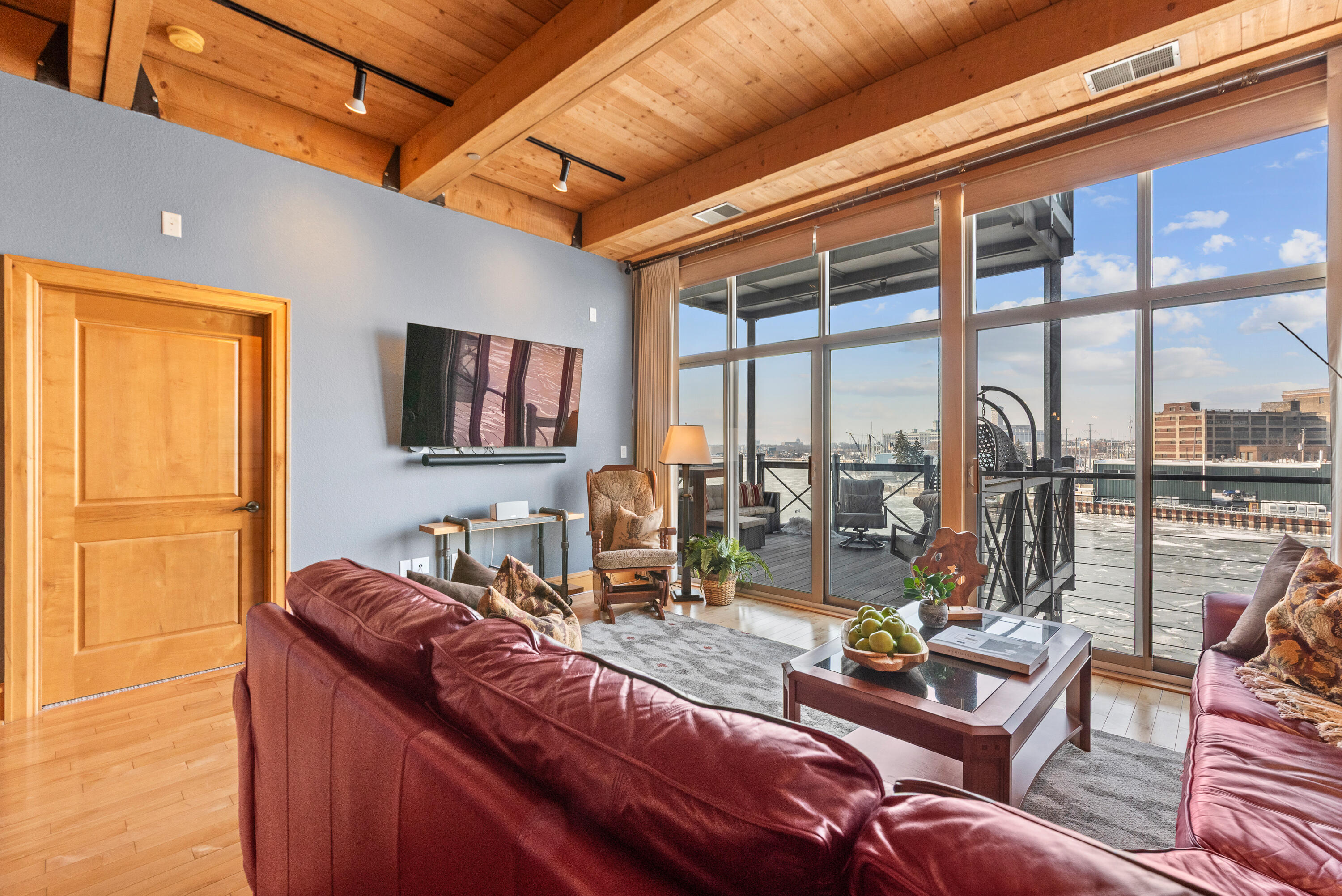 601 East Erie Street, Unit 313 Milwaukee, WI 53202 - Photo 9 of 48 Deck Expands Living Space