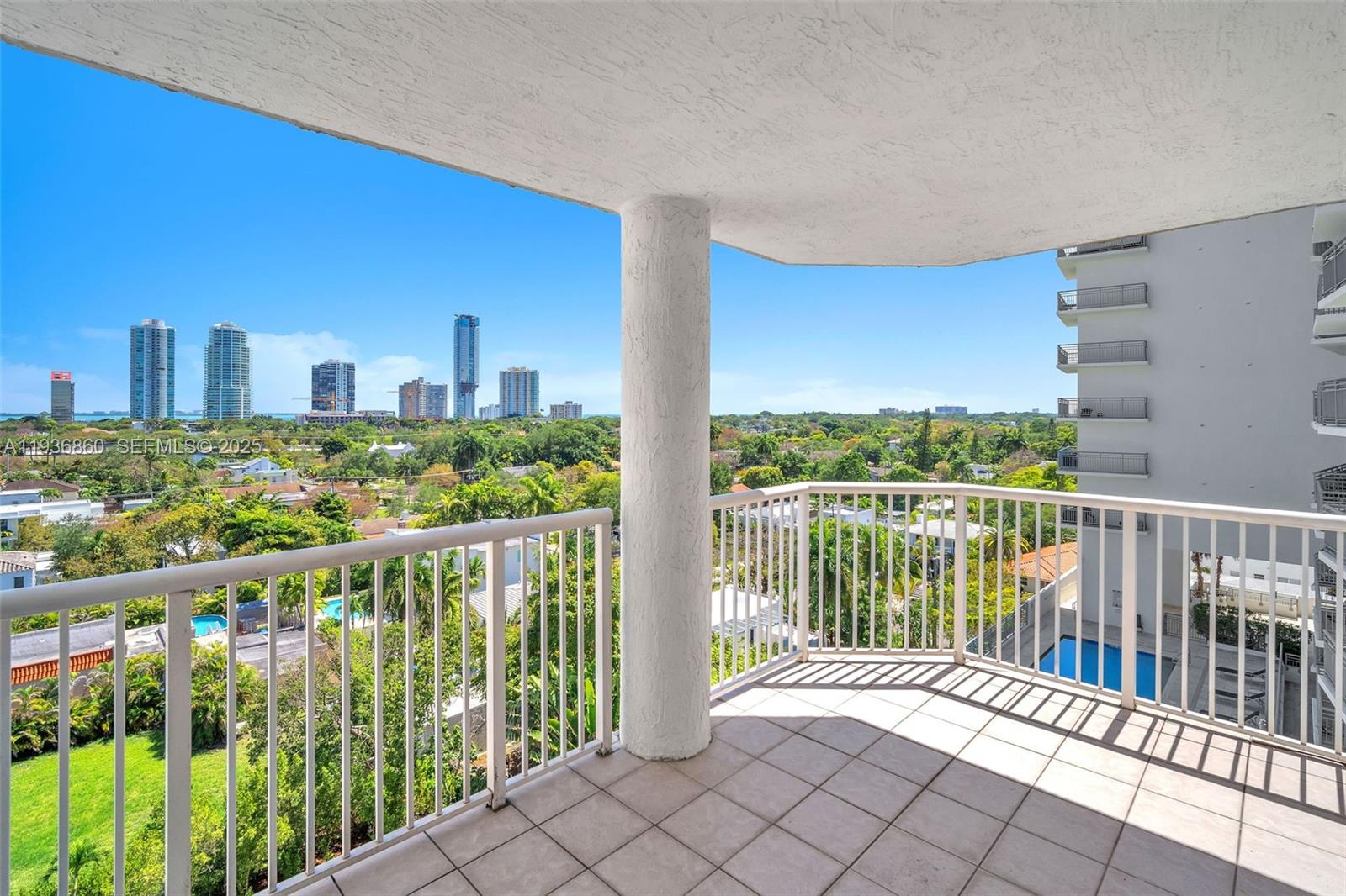 280 Southwest 20th Road, Unit 904 Miami, FL 33129 - Photo 24 of 36 a view of a balcony with city view