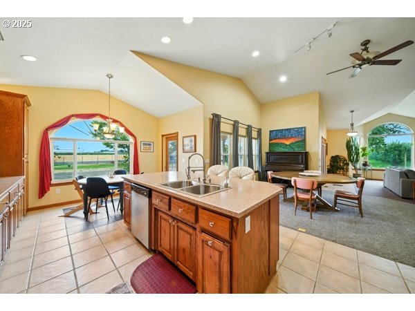 84634 Winesap Road Milton Freewater, OR 97862 - Photo 11 of 46 a kitchen with a sink and a large window