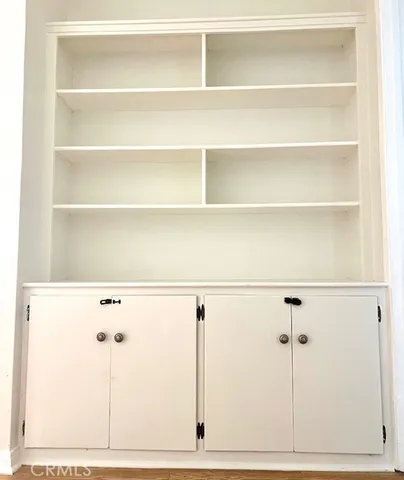 a view of a room with shelf