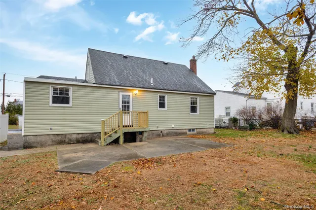 a backyard of a house