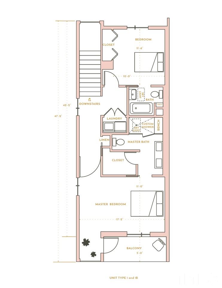 400 Chavis Way Raleigh, NC 27601 - Photo 6 of 25 Where your master bedroom & your private balcony are located